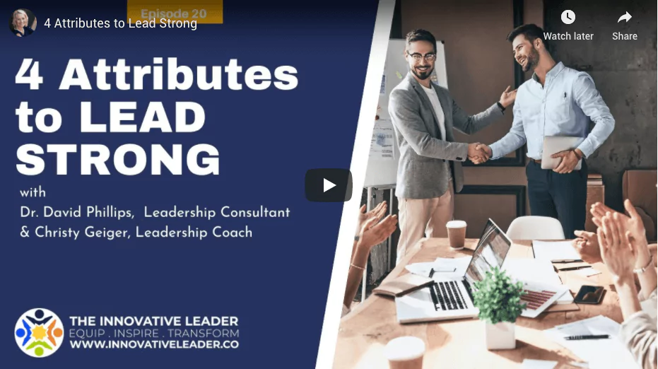 4 attributes to lead strong
