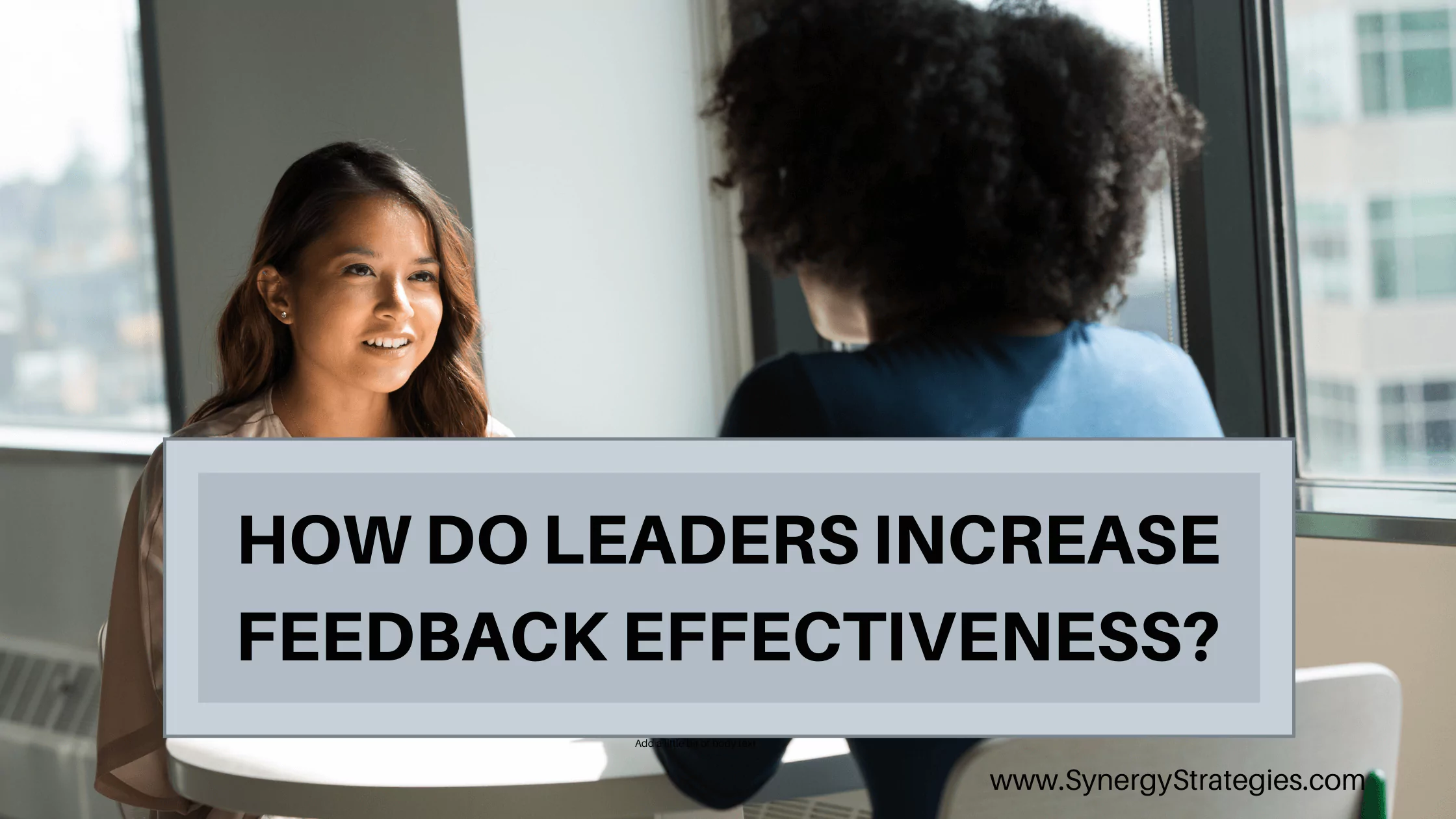 Increase Feedback Effectiveness