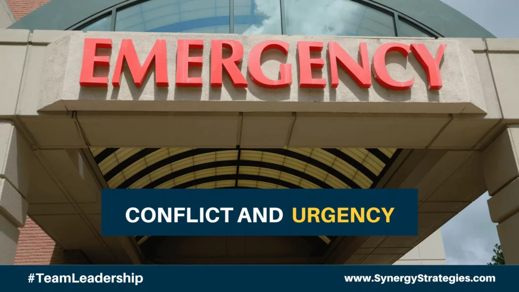 conflict and urgency